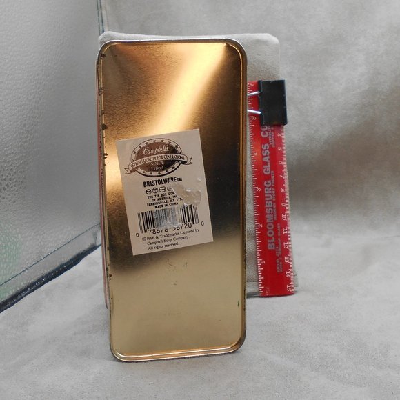 1996 Campbell's Soup Girl w/Bell Collectible Tin Bristolware - Picture 6 of 6